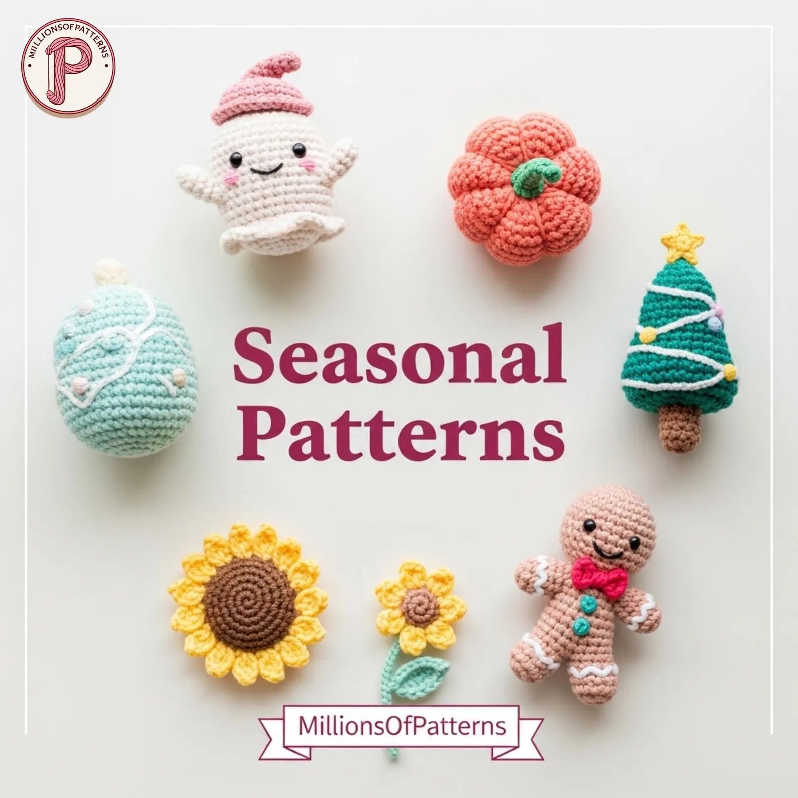 Lot de 5000+ patrons de crochet Amigurumi : doudous, animaux, personnages (téléchargement PDF) | Millionsofpatterns