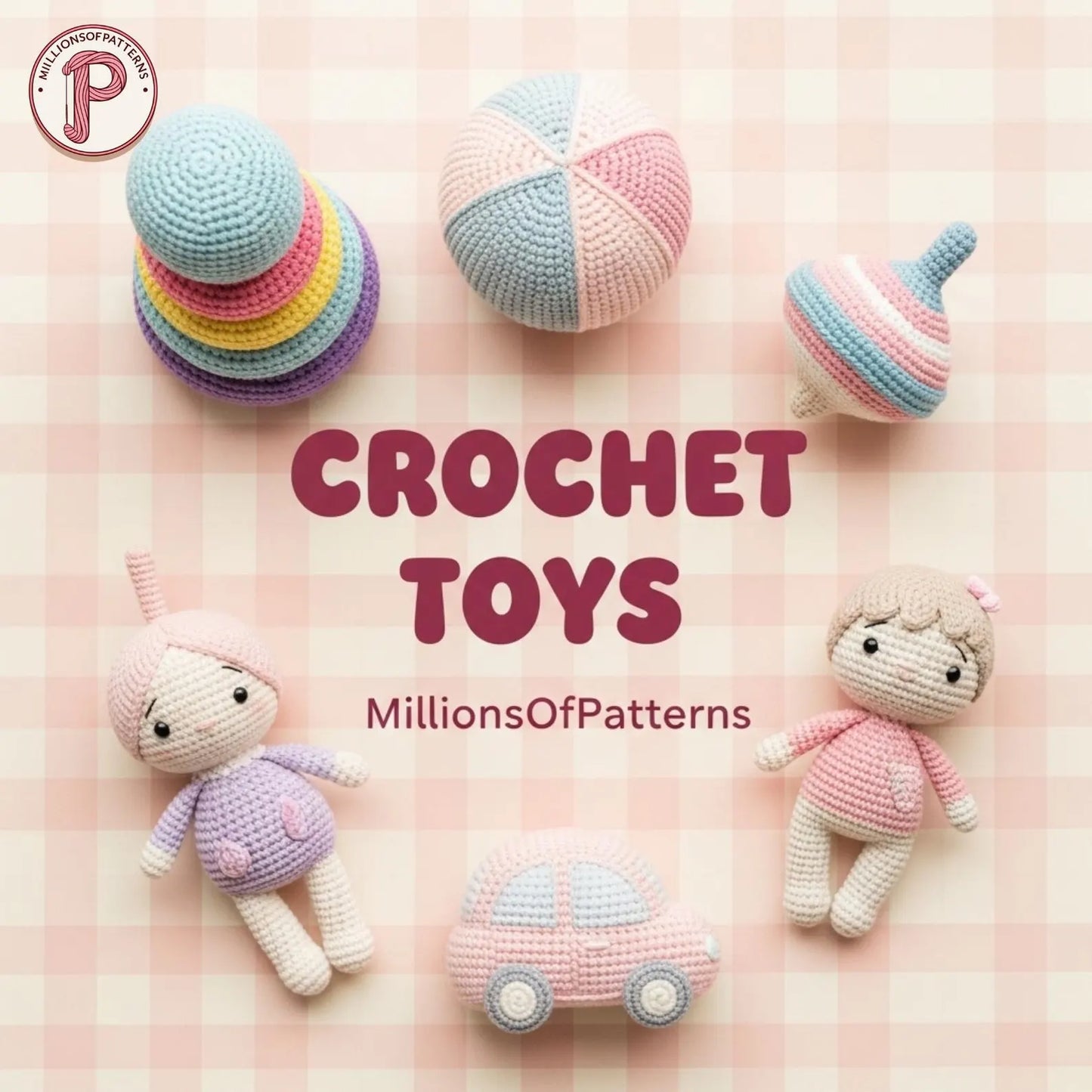 Lot de 5000+ patrons de crochet Amigurumi : doudous, animaux, personnages (téléchargement PDF) | Millionsofpatterns
