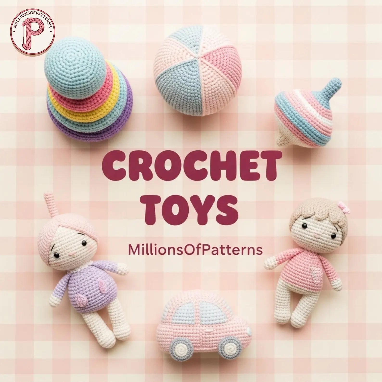 Lot de 5000+ patrons de crochet Amigurumi : doudous, animaux, personnages (téléchargement PDF) | Millionsofpatterns