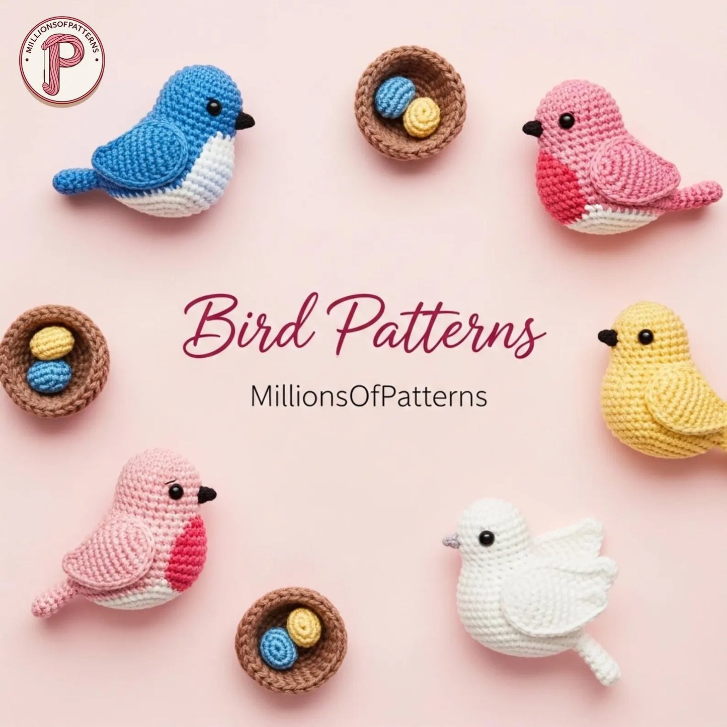 Lot de 5000+ patrons de crochet Amigurumi : doudous, animaux, personnages (téléchargement PDF) | Millionsofpatterns