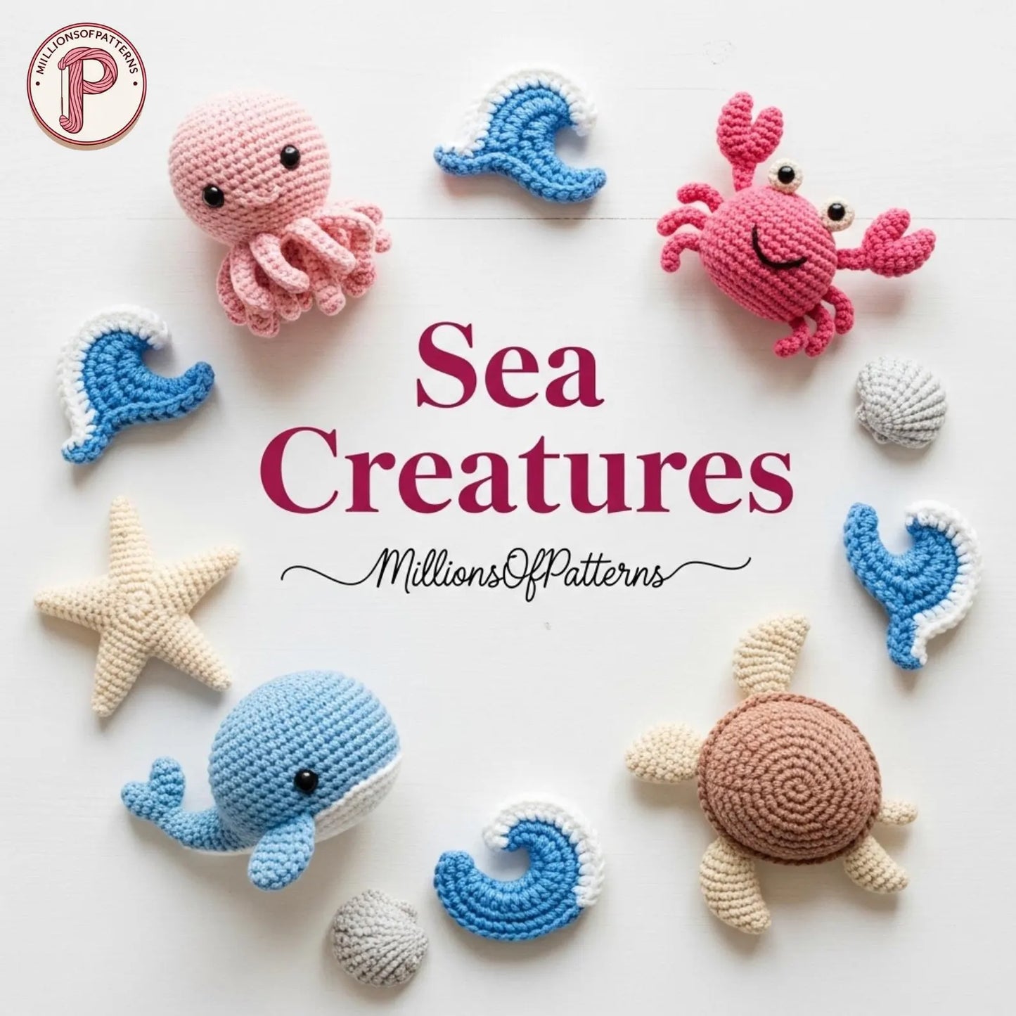 Lot de 5000+ patrons de crochet Amigurumi : doudous, animaux, personnages (téléchargement PDF) | Millionsofpatterns