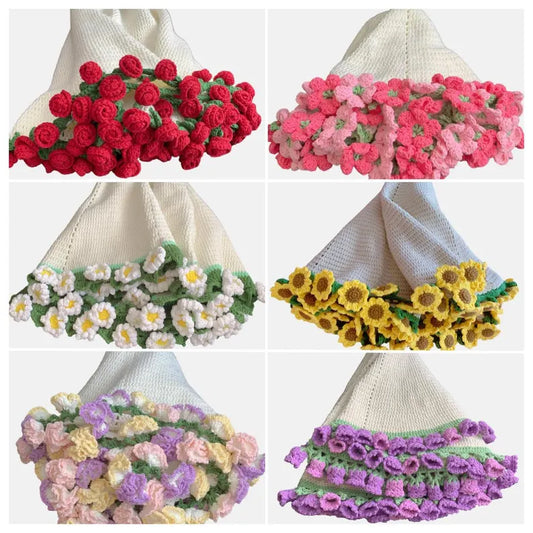 6 in 1 Crochet Flower Blanket PDF